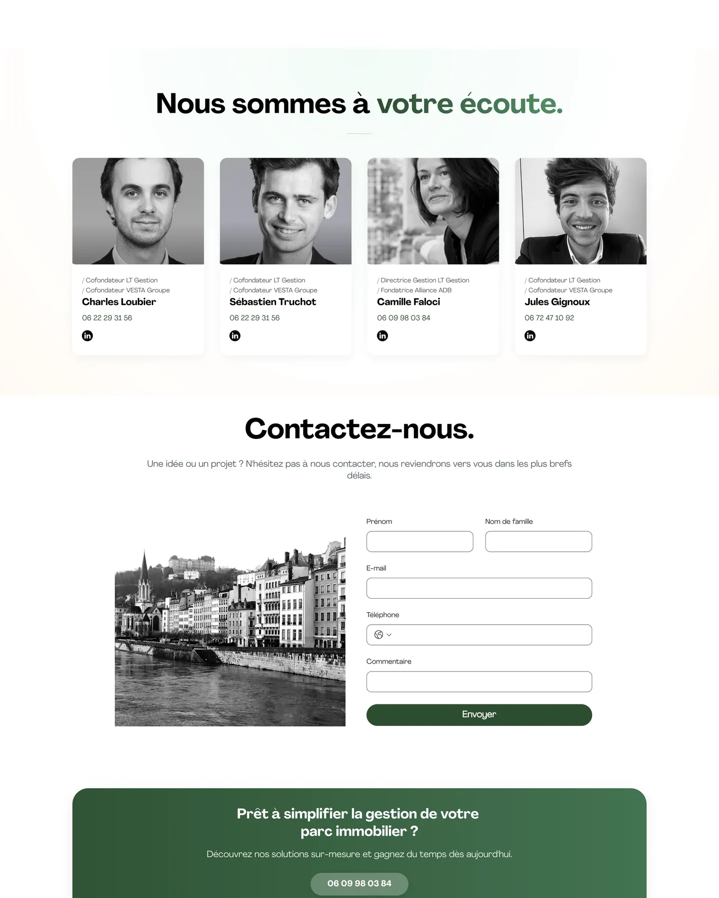 LT Gestion - site preview - écran 3