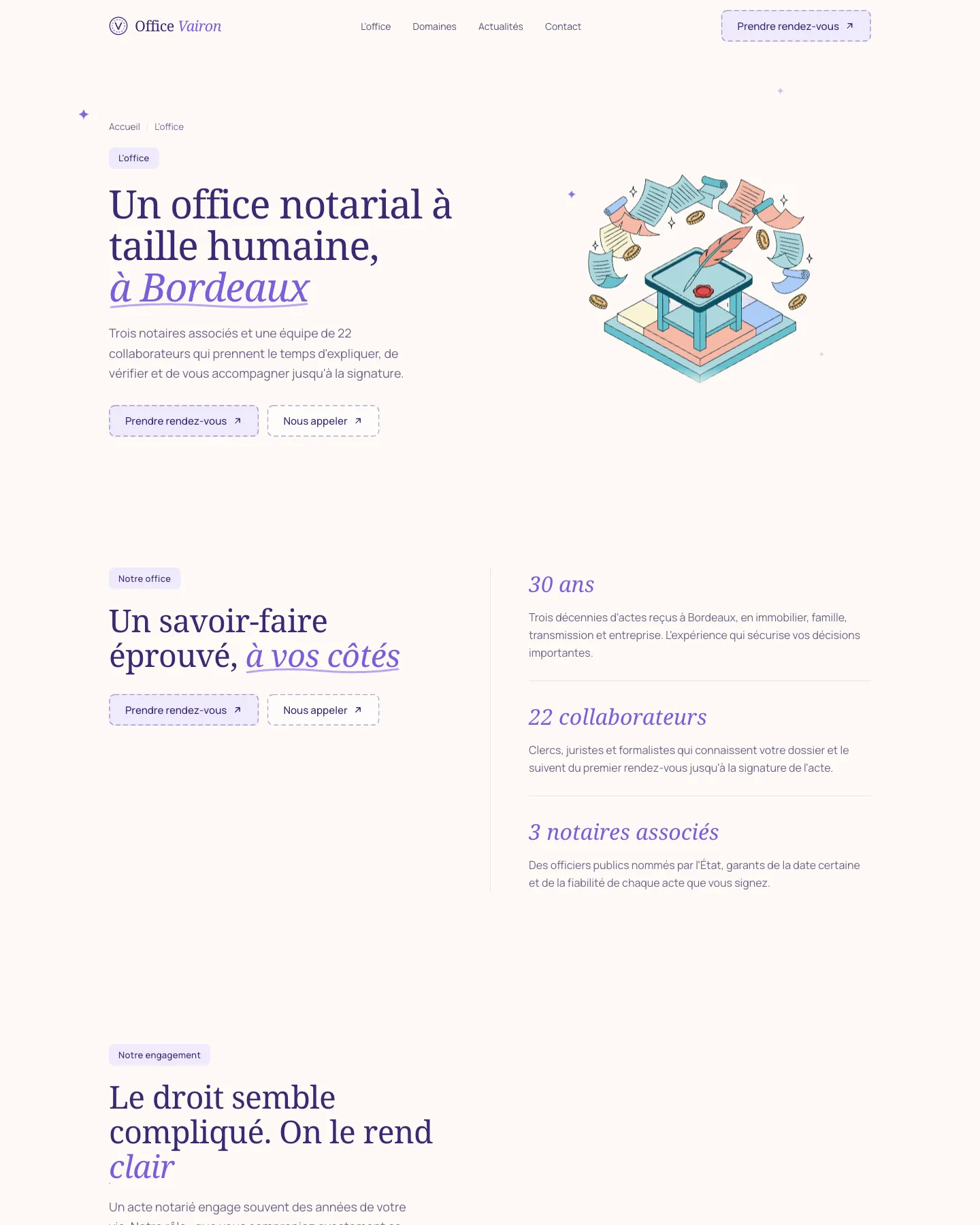 Office Vairon - site preview - écran 3